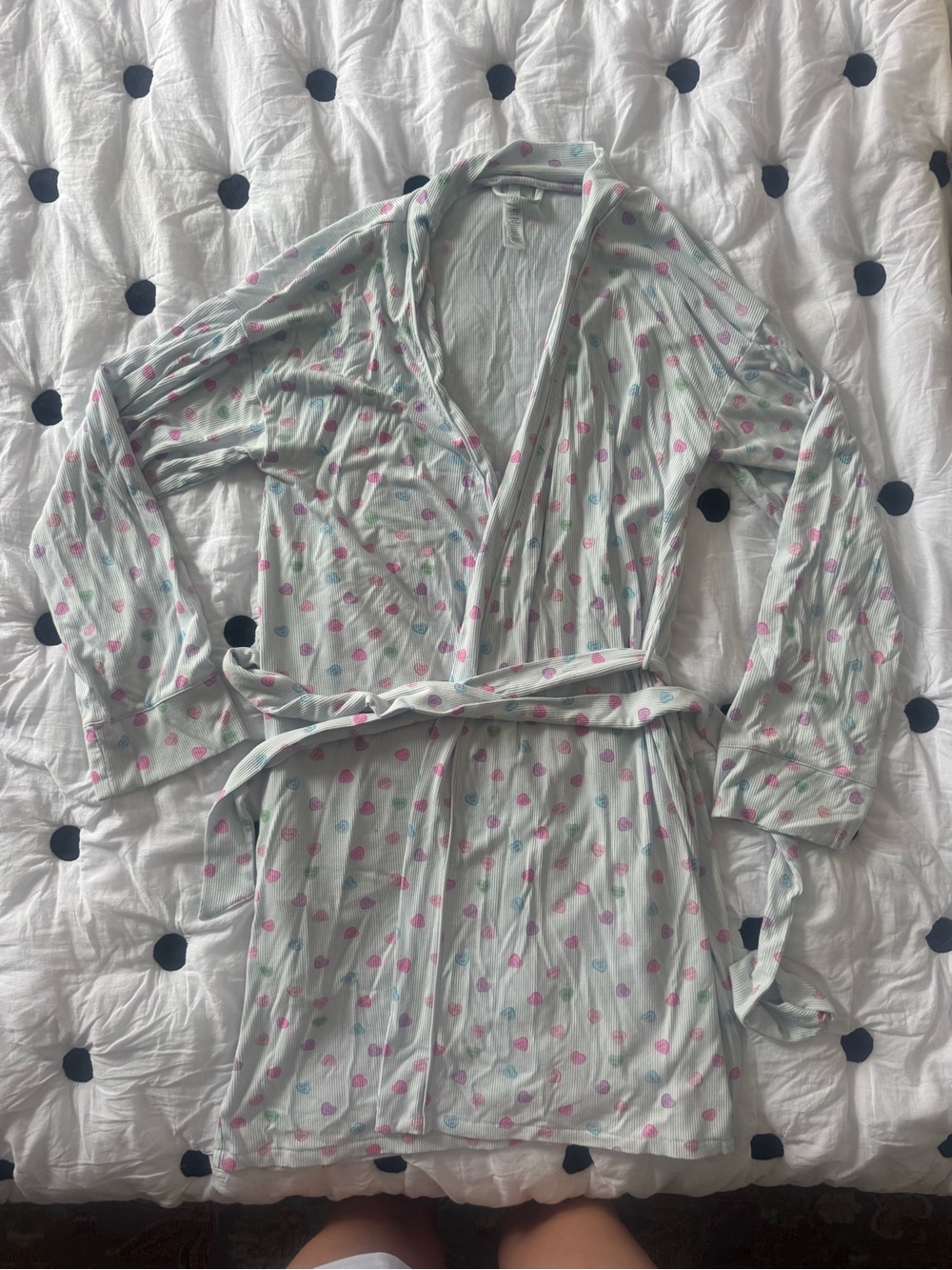 SKIMS sweetheart valentines short robe